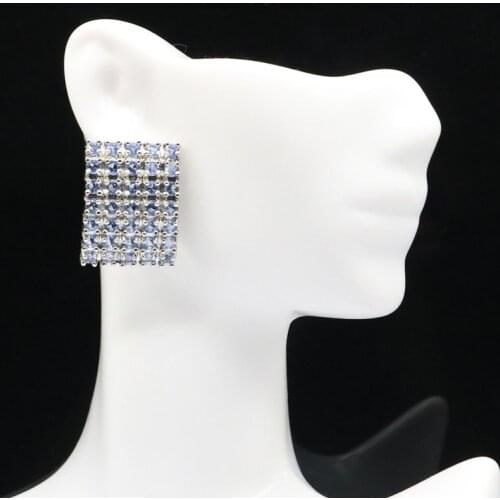 31x15mm 2021 New Arrival Golden Citrine Gift Ladies Engagement 925 Sterling Silver Stud Earrings