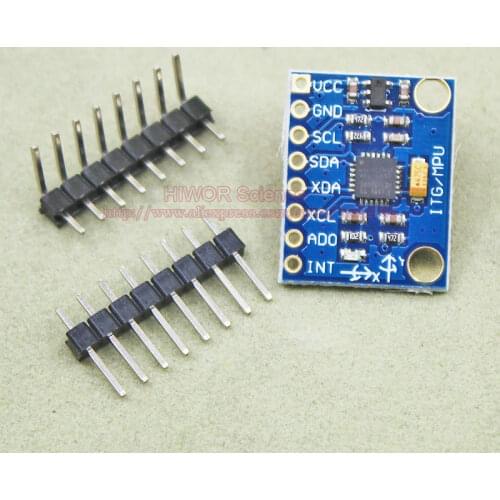 1pcs/lot GY-521 GY521 3 axis MEMS gyroscope and 3-axis MEMS Accelerometer Module MPU-6050 gyro Module Digital Motion Processor