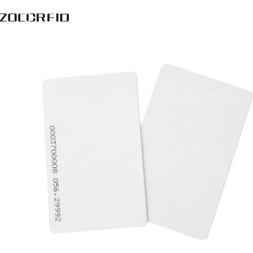 100pcs/lot TK(EM)4100 ID CARD reaction ID card 125KHZ RFID ID blank Card fit for Access Control Time Attendance