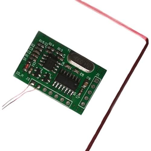 134.2 KHZ Animal Tag Reading Module Ear Tag Foot Ring Reader Module EM4305 Module Size 20*30mm Coil 60*75mm