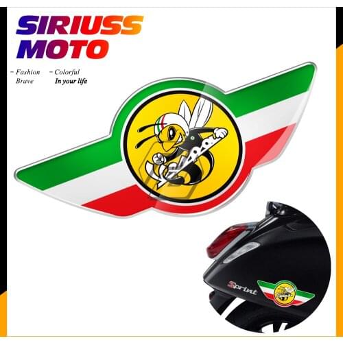 3D Motorcycle Decal Italy Flag Bee Stickers Case for PIAGGIO VESPA GTS150 GTS 250 GTS300 GTS GTV 150 125 250 300 300ie