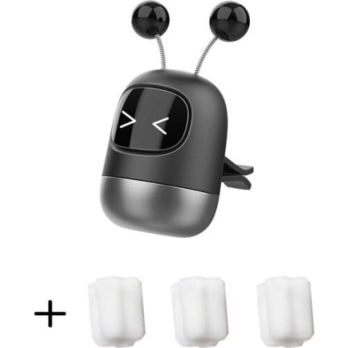 Freshener Perfume Cute Robot Solid Essential Oil Diffuser Air Vent Car Air Outlet Aromatherapy Clip Car Smell Car Accessories