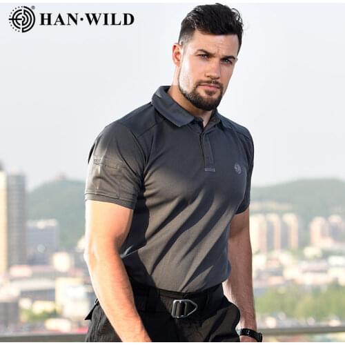 Tactical Airsoft Army T-shirts Men Summer Short Sleeve Quick Drying Polos Lightweight Outdoor Hiking Camping T-shirts Sports