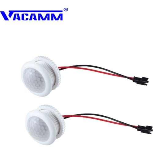 Vacamm PIR Infrared Sensor Switch Starters 220V ON / OFF For Bathroom Living Room Home Lighting LED Lamp Emergency Sensor Switch