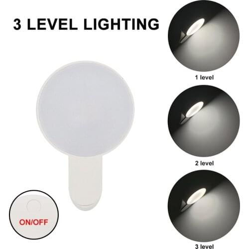 1PCS Mobile Phone Fill Light 9 Lamp Beads LED Selfie Ring Light Portable Circle Photography Clip Light Beauty Fill Lamp