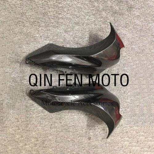 Carbon fiber paint Fit For Kawasaki ZX-10R 2004-2005 Upper Front Nose Center Headlight Cover Fairing