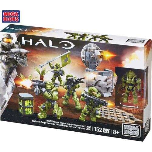 Mega Bloks MEGABLOKS Halo UNSC Fireteam Taurus Warriors -152 pcs/pzs -8 years old Children Toys Festiva
