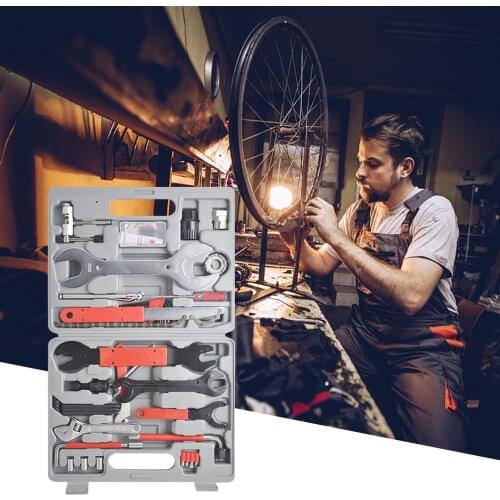 Bicycle 44-in-1 Combination Repair Tool Kit Practical Portable Multi-function Bicycle Tire Repair Kit Equipment set