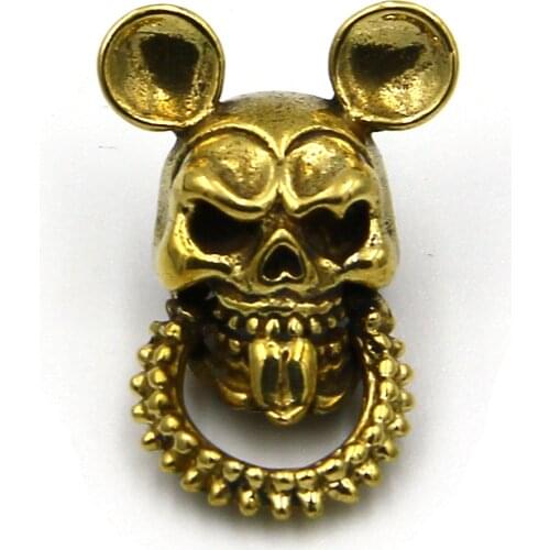 Retro Concho with Hook,Screw Back Leather Rivet,Skull Micky Design