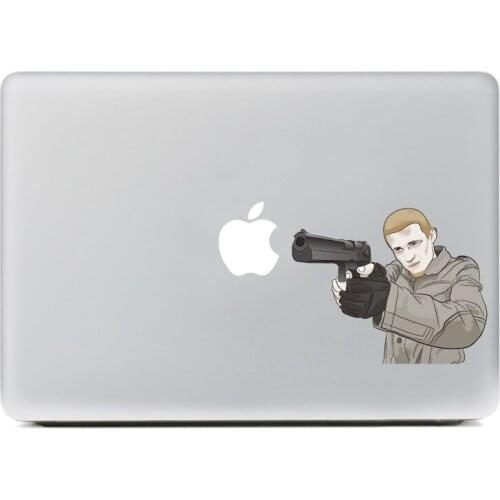 Shooting soldiers Vinyl Decal for DIY Macbook Pro 13 15 inch and Air 11 13 inch Decal Skin Laptop Sticker