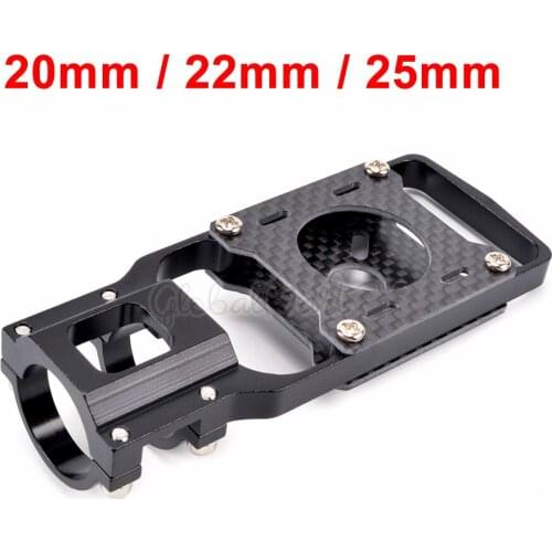 20mm 22mm 25mm Carbon Tube Metal Aluminium Alloy Motor Mount Seat for RC Drone Accessories Diy Quadcopter Frame Parts