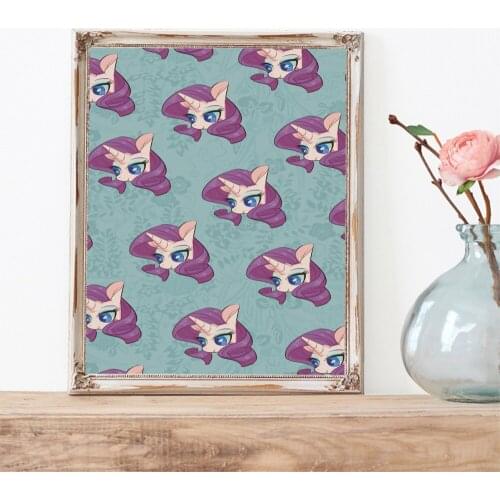 Nordic unicorn Art Nordic Posters And Prints Wall Pictures Posters And Prints Living Room Cuadros Abstractos Modernos