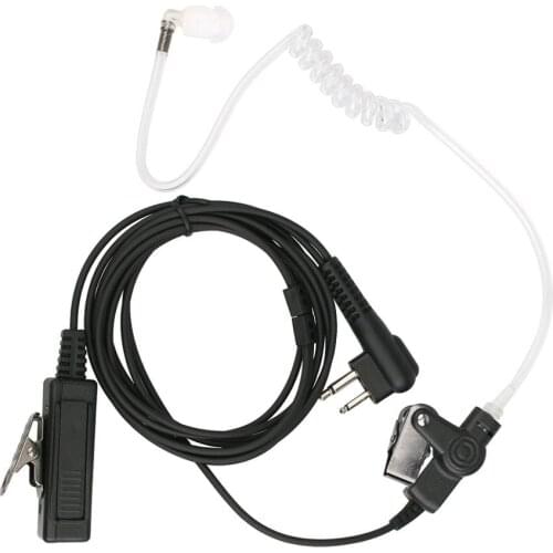 RETEVIS 2 PIN Covert Acoustic Tube Earpiece MIC for Motorola Radio GP88 300 2000 CT150 P040 PRO1150 SP10 XTN500 New