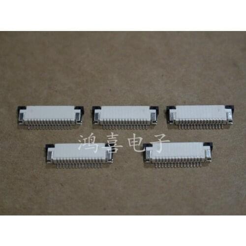 SSEA New FPC FPC flat cable connector socket 1.0mm Pitch 1.0 mm spacing 15 Pin 15P