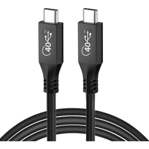 USB-IF Certification USB4 Cable 40Gbps Compatible with Thunderbolt 3&4 with 100W Charging and 8K@60Hz 5K@60Hz