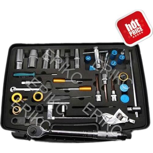 ERIKC Hot 40 PCS Diesel Injector Repair Dismounting Equipment And Nozzle Fuel Manufacturer Common Rail Injector Disassembly Tool