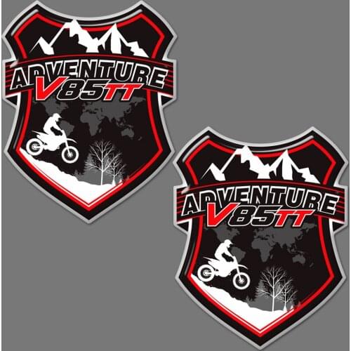 V85 TT stickers Tank pad Trunk V85TT For Moto Guzzi Protection decals Luggage Aluminum Cases Protector Emblem V 85 TT 2019 2020