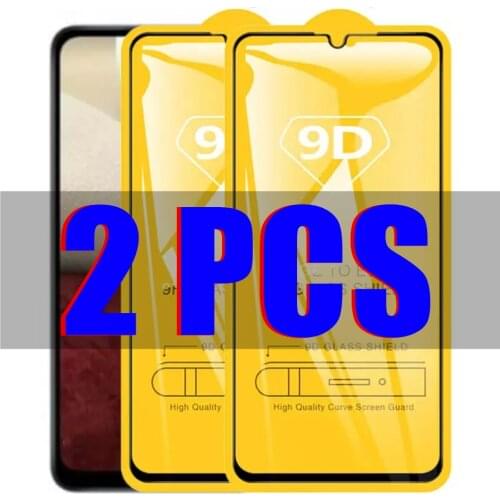 2PCS 9D Tempered Glass For Samsung A12 S20 FE A51 A71 M51 Protective Glass For Galaxy A42 A31 A21s M31 A50 A30 Screen Protector