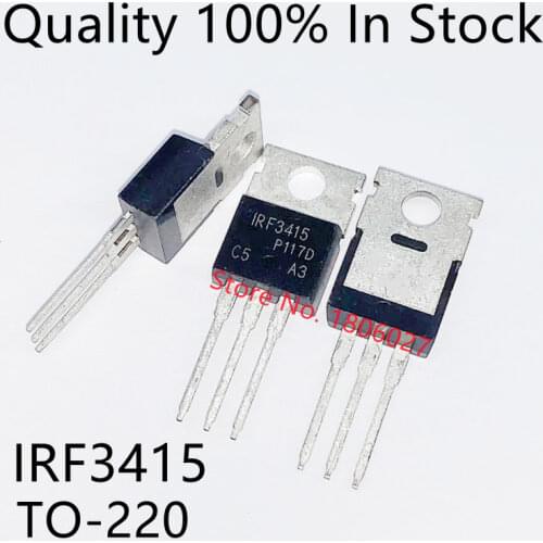 10pcs/lot IRF3415 150V 43A MOSFET TO-220