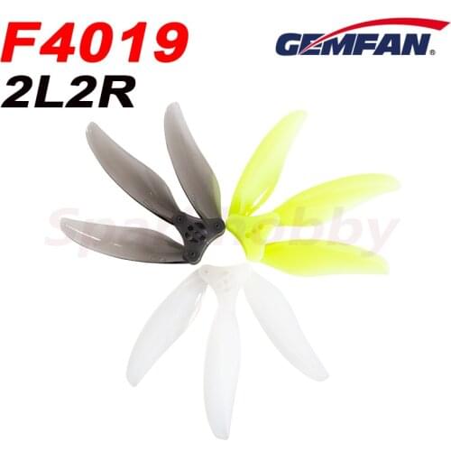 2 Pairs GEMFAN F4019 3-blade Folding Propeller Floppy Proppy Force Pulling Greater For FPV Racing 4-inch Traversing Machine RC