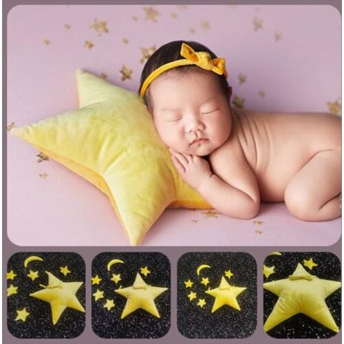 8 Pcs Baby Posing Stars Pillow Set Newborn Photography Props Shooting Accessory 85DE