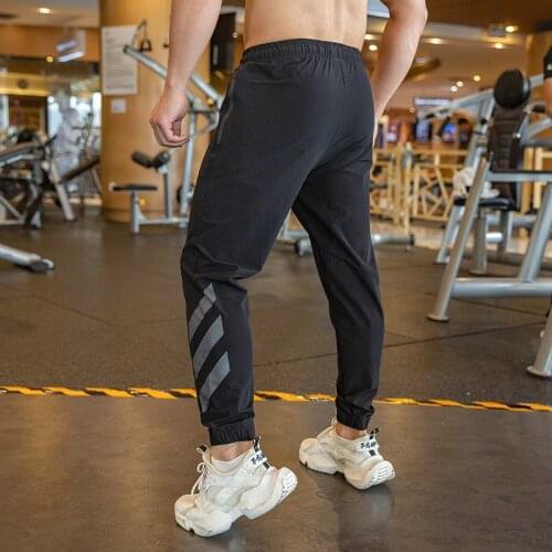 Autumn winter Quick dry Men Running Pants Soccer basketball Bodybuilding Training Trousers Jogging Fitness Gym loose Sport Pants