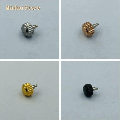 1pcs Sterile Watch Crown Stainless Steel Fit Miyota 8205 8215 821A,Mingzhu DG2813 3804 movement