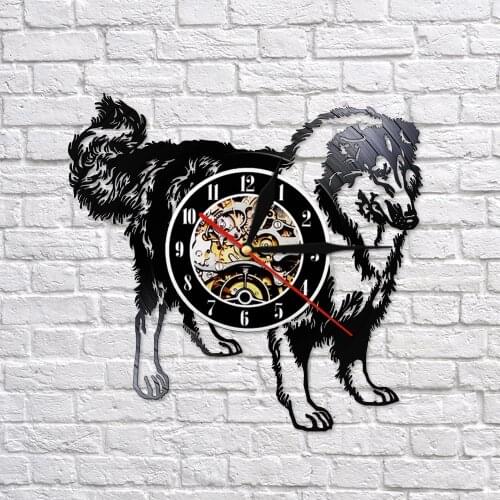 Skull Vinyl Record Wall Clock Halloween Decor Danger Middle Fingers Skull Clock Vintage Punk Skeleton Wall Art Vinyl Clock Gift
