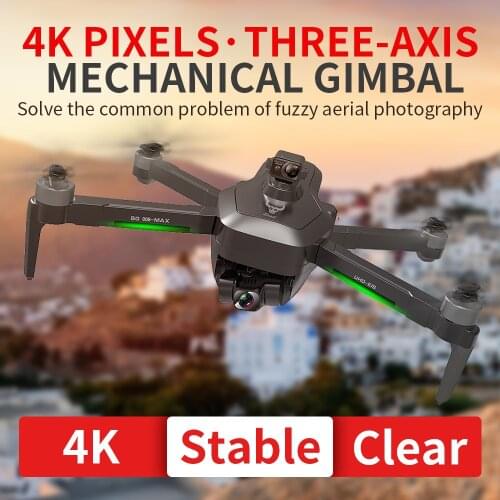 SG906 Pro3 Professional Aerial RC Drone 4K Wide Angle HD Foldable Quadrotor High Hold Mode GPS Wifi One Click Return Helicopter