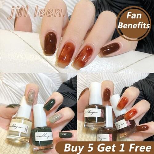 JILL LEEN 5ml Gel Nail Polish Semi Permanent Autumn Winter Colorful Series Soak Off UV Sweet Cute Girl Nail Gel