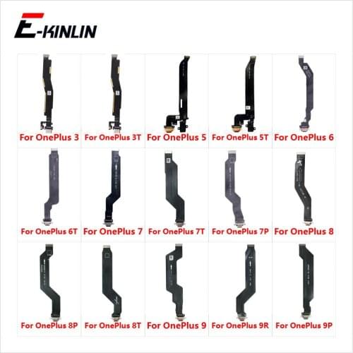 Type C USB Charging Charger Dock Port Flex Cable For OnePlus 5 5T 6 6T 7 8 Pro Connector Plug Board Flex Cable