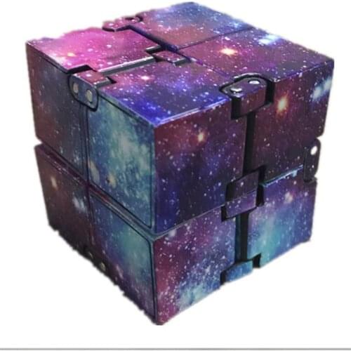 Infinity Cube Magic Square Puzzle Toys Anti-stress Fidget Toys Hand Game Four Corner Maze Toys Adult Kids Gift Educational Toys