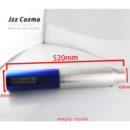 JZZ k-tuned car exhaust tip car tail pipe straight-through escape tube truch muffler 1mm thick high quality free shipping