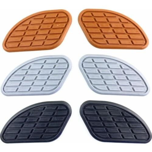 Classic cafe racer motorcycle knee protection for harley softail sportster vintage tank pad moto pad side gas knee grip sticker