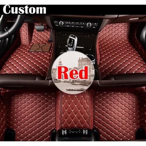 Custom fit car floor mats for Nissan altima Rouge X-trail Murano Sentra Sylphy versa Tiida 3D car-styling carpet floor liner