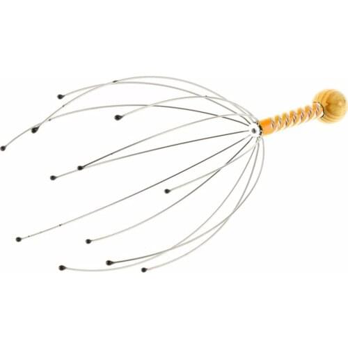 Head Massager 1Pcs Octopus Head Scalp Neck Equipment Stress Release Relax Massage Claw Massager Tens Pain Relief Body Massager