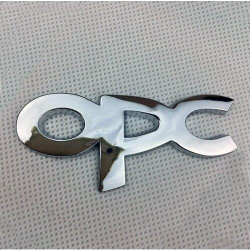 1 Pcs 3D Metal OPC Line Emblem Badge Rear Car Stickers Decal For OPEL Mokka Corsa Meriva Zafira Astra Vectra Antara Insignia