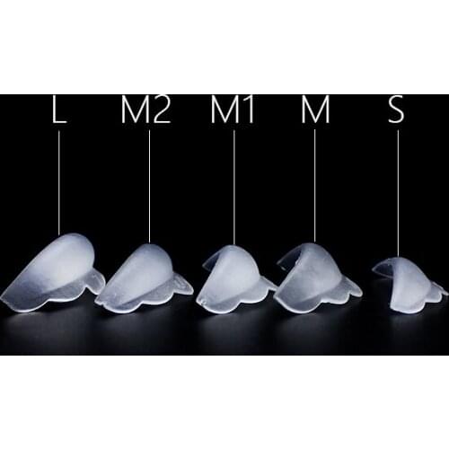 100 Packs / lot Reusable Real 3D Silicone Eyelash Perm Rods Cilia Lifting Shield Pads Lashes Curler Supplies