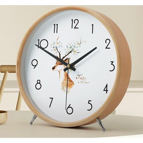 Desk clock living room simple household desk clock sitting clock modern fashion pendulum clock creative clock ornaments