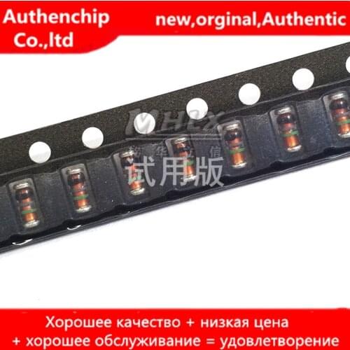 30pcs 100% new and orginal RLZ3.9B regulator tube LL34 500mW 3.9V red seed black gray green ring