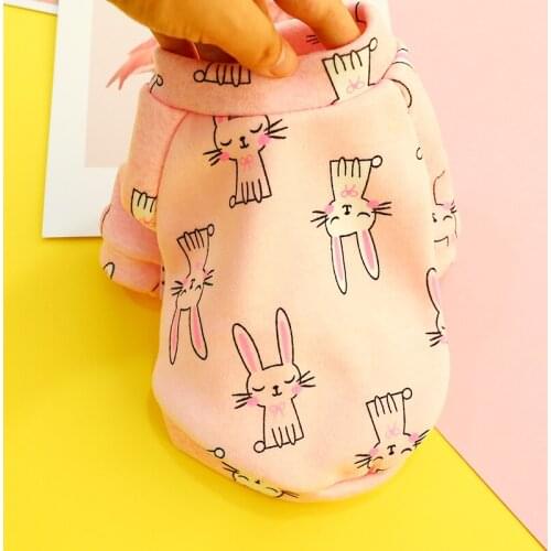 2018 New Autumn Winter Cotton Dog Coat O Neck Pet Jacket XS XL Apparel Products For Puppy Little Small Medium Pattern Cat Goods