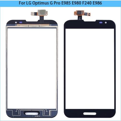 New Touchscreen 5.5" For LG Optimus G Pro E985 E980 F240 E986 Touch Screen Panel Sensor Digitizer Front Outer Glass Replacement