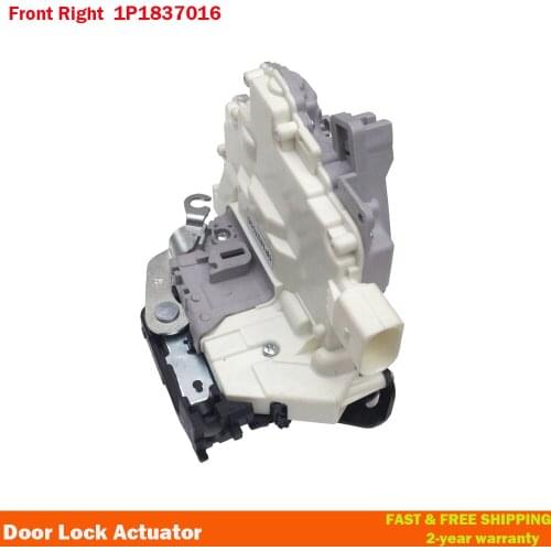 Passenger Door Lock Latch Actuator Front Right 1P1837016 For VW Eos Seat Leon Altea Altea XL Toledo III