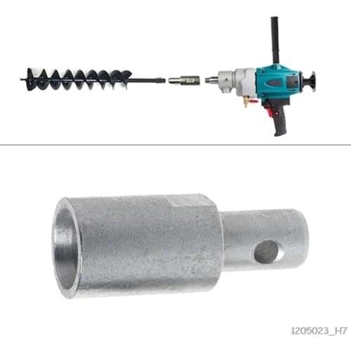 Drill Bit Earth Auger Head Bits SDS Arbor Connector Adapter For Water Borer Tool