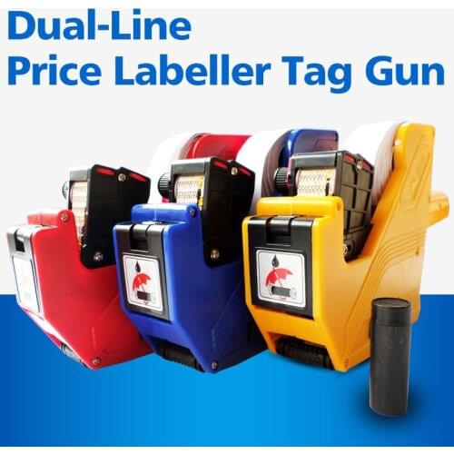 Free shopping CN-2316 double row Price machine Price gun Price Tag Pricing Labeller Gun for supermarket Wholesale
