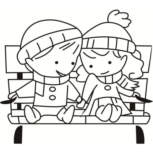 Cartoon Girl Pattern Transparent Clear Silicone Stamp/Seal For DIY Scrapbooking/photo Album Decorative Clear Stamp Sheetstampons