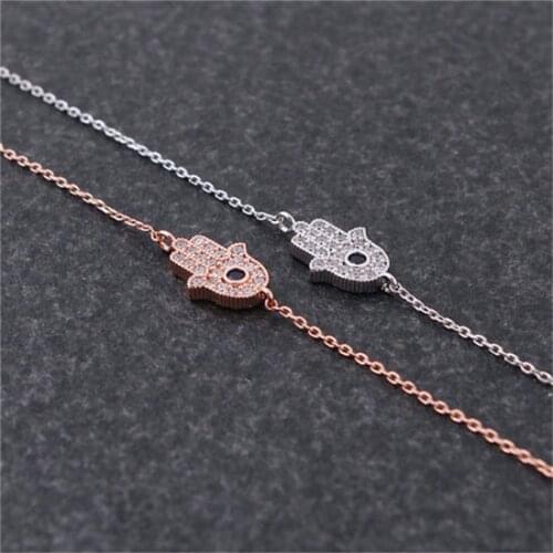 Daisies 10pcs/lot Hamsa Bracelet Crystal Studded Hippie Hand Bracelets For Women 2015 Tiny Fatima Fine Jewelry Evil Eye Pulsera