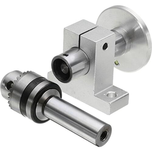 Live Lathe Center Head With Chuck Diy Accessories For Mini Lathe Machine Revolving Centre Woodworking Tool