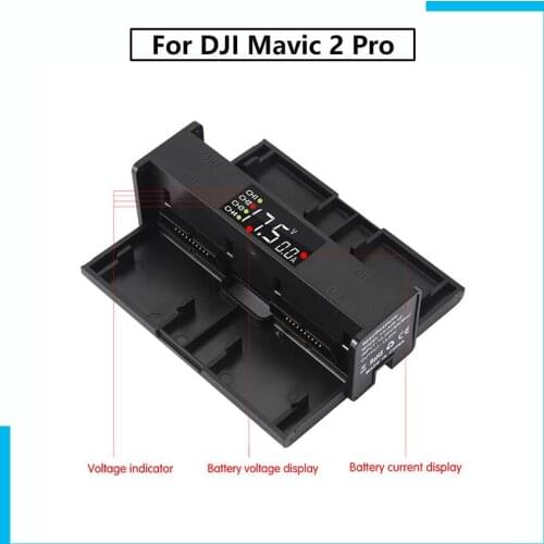 4 in 1 Battery Charging Hub For DJI Mavic 2 Pro Zoom Drone Portable Intelligent Charger Band LED Digit Display Accessories