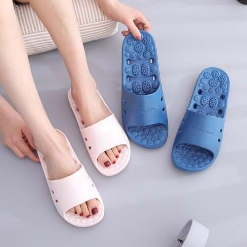 Massage womens home household toilet indoor couples bathroom bath antiskid soft bottom spring slipper man